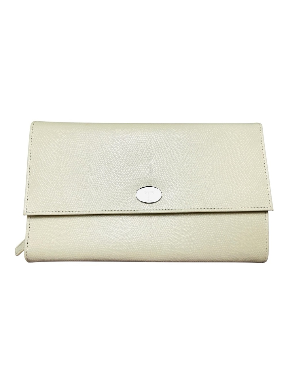 Bone Jewelry Traveling Case Sneak Embossed VeganLeather Clutch